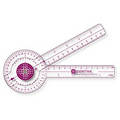 .030 Clear Plastic Goniometer (3.18" x 13") Screen-printed